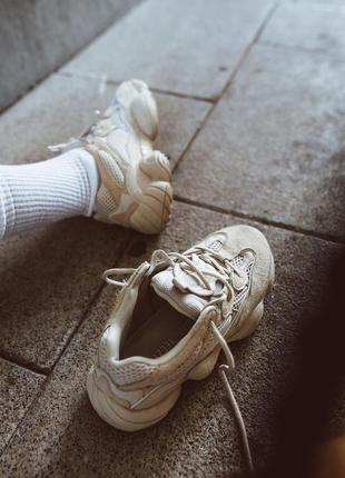 Кроссовки adidas yeezy boost 500 beige