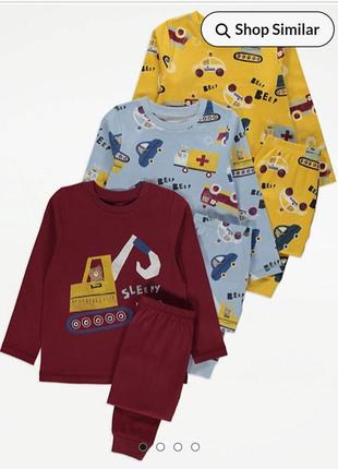 Пижама пижама george для мальчика 3-4 5-6