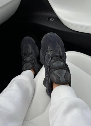 Кроссовки adidas yeezy boost 500 black blue10 фото