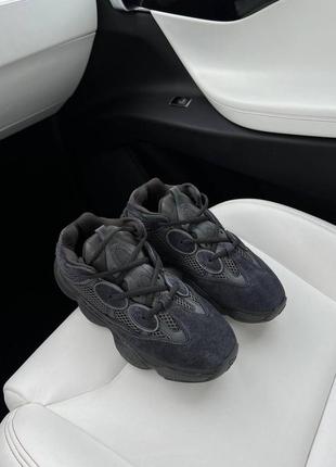 Кроссовки adidas yeezy boost 500 black blue3 фото
