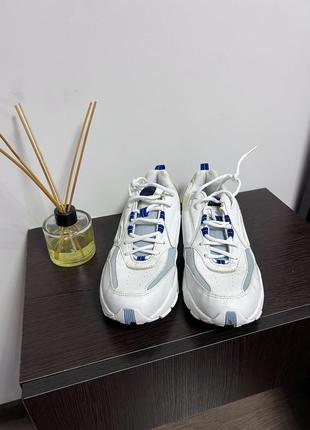 Кроссовки reebok dmx оригинал белые высокие кожаные унисекс массивные мужские женские сникерсы синие голубые олдскульные винтажные в стиле 90х беговые9 фото