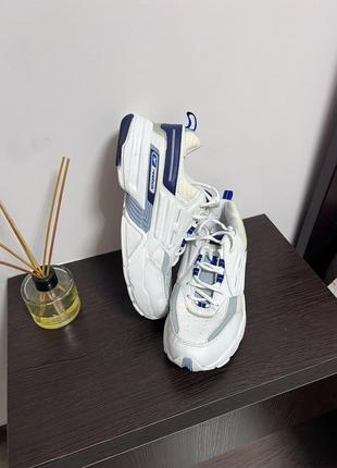 Кроссовки reebok dmx оригинал белые высокие кожаные унисекс массивные мужские женские сникерсы синие голубые олдскульные винтажные в стиле 90х беговые8 фото