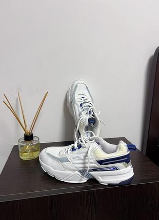 Кросівки reebok dmx оригінал білі високі шкіряні унісекс масивні чоловічі жіночі снікерси сині голубі олдскульні вінтажні в стилі 90х бігові