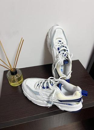 Кроссовки reebok dmx оригинал белые высокие кожаные унисекс массивные мужские женские сникерсы синие голубые олдскульные винтажные в стиле 90х беговые2 фото