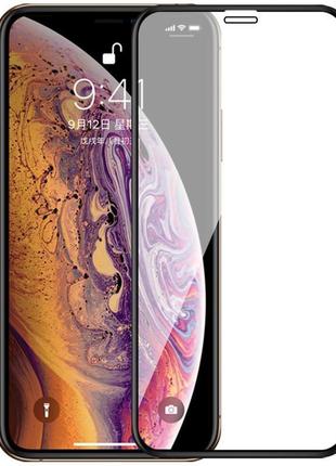 Защитное стекло для apple iphone 11 pro max full cover черный 0,3 мм в упаковке