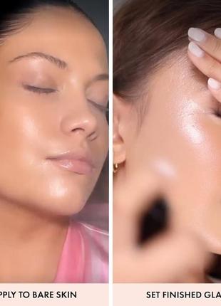 Спрей мист хайлайтер для лица и тела iconic london prep set glow original