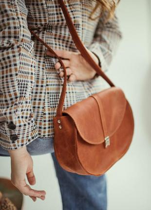 Кожаная сумка saddle, желтая сумка из кожи, стильная женская сумка