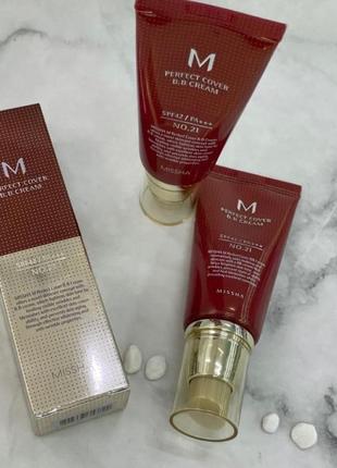 Bb крем корейского бренда missha perfect cover