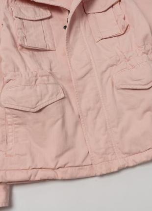 Superdry camari rookie pink classic military jacket женская куртка4 фото