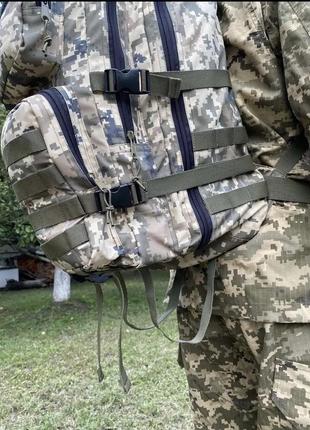 Тактичний рюкзак військовий бойовий на 45 літрів компактний4 фото