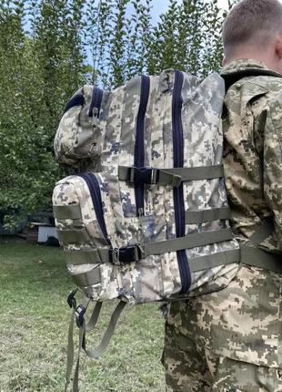Тактичний рюкзак військовий бойовий на 45 літрів компактний9 фото