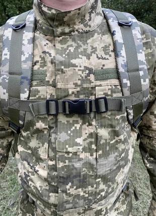 Тактичний рюкзак військовий бойовий на 45 літрів компактний10 фото