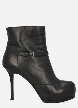 Ботильони SAINT LAURENT SUNSET HEELED ANKLE BOOTS