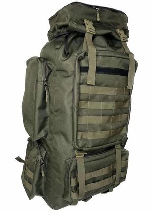 Тактический рюкзак баул 110 литров олива. военный рюкзак всу. армейский рюкзак-баул