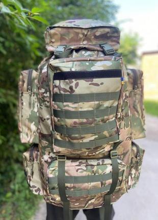 Тактичний рюкзак баул 110-120 літрів мультикам. військовий рюкзак зсу 110-120 літрів. армійський рюкзак-баул