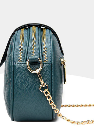 Стильна жіноча міні сумка через плече. маленька сумочка клатч еко кожа модна і стильна6 фото