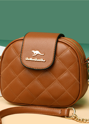 Стильная женская мини сумка через плечо. маленькая сумочка клатч эко кожа модная и стильная