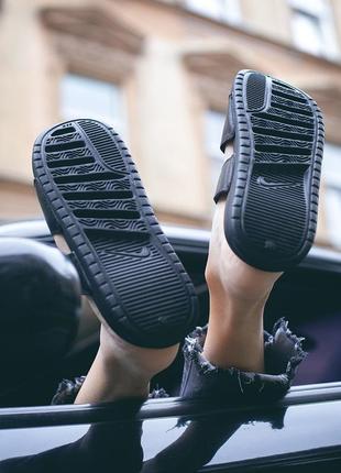 Тапки nike benassi duo ultra side black тапочки5 фото