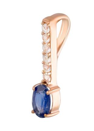 Серебряная подвеска amari с кианитом 1.77ct, топазом белым (2117377)