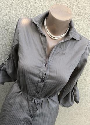 Лёгкая,шелковое воздушная блуза,туника,платье-рубашка)6 фото