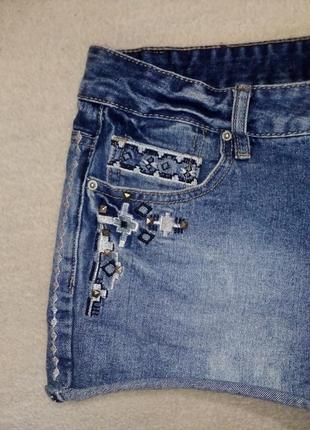 Короткі джинсові жіночі шорти1 фото