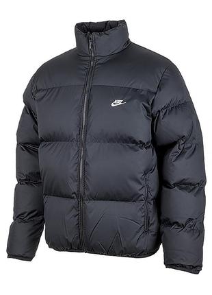 Чоловіча куртка nike club puffer чорний 2xl (7dfb7368-010 2xl)