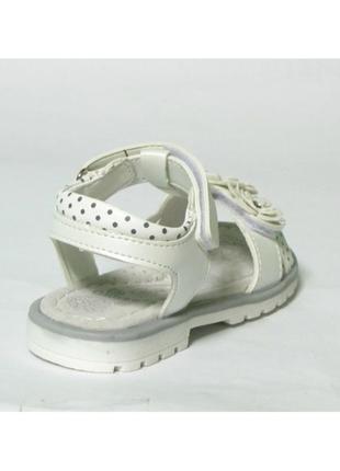 Босоножки сандали босоніжки летняя літнє обувь взуття девочки дівчинки clibee 178 белый4 фото