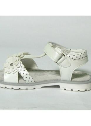 Босоножки сандали босоніжки летняя літнє обувь взуття девочки дівчинки clibee 178 белый6 фото