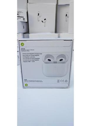 Наушники apple airpods 3 hc with wireless charging case (mme73ch/a) white2 фото