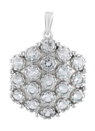 Серебряная подвеска amari с топазом 6.02ct (2124481)