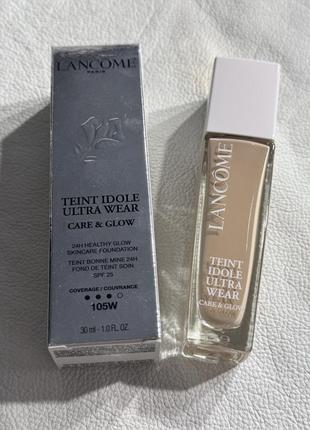 Lancome тональный крем tiuw care&amp;glow 105w