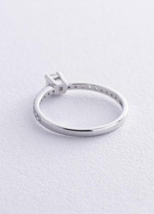 Помолвочное кольцо с бриллиантами (белое 
золото) 2257611215 фото