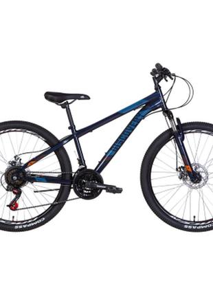 Велосипед discovery 26" rider am dd рама-16" 2022 dark blue/orange (ops-dis-26-530)