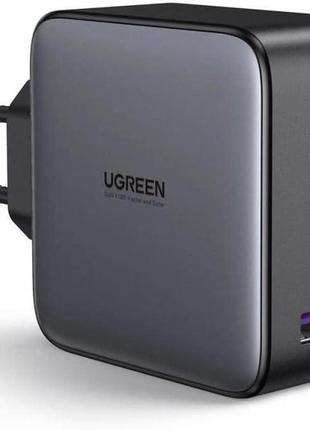 ‎зарядное устройство ugreen nexode usb c на 100 вт, порты usb-c и 1 порт usb-a