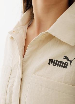 Женская куртка puma transeasonal jacket бежевый xs (7d62184287 xs)3 фото