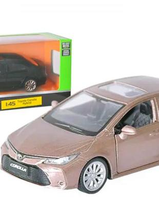 Машина металева модель автопрім 1:45 toyota corolla hybrid