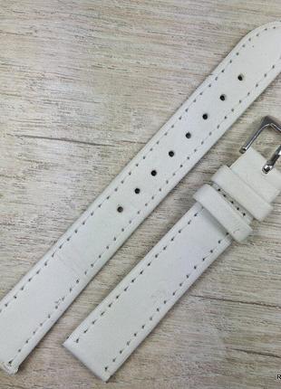Ремінець для годинника, білий ремінець для жіночого годинника, 16 мм