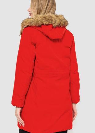 Куртка женская двусторонняя, цвет черно-красный