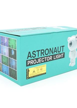 Дитячий нічник проектор зоряне небо астронавт + bluetooth колонка3 фото