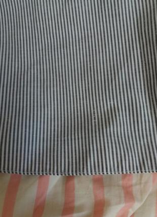 Сорочка в смужку з вишивкою аплікацій блуза блузка9 фото