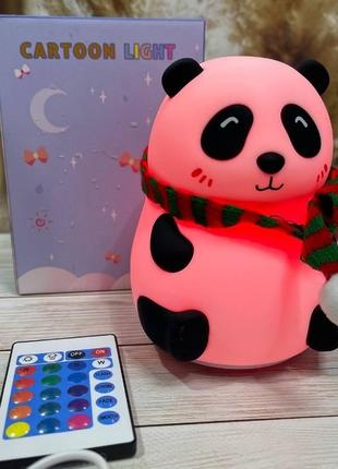 Нічник силіконовий панда світлодіодний сенсорний losso