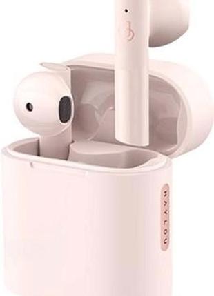 Наушники беспроводные xiaomi haylou moripods t33 tws pink