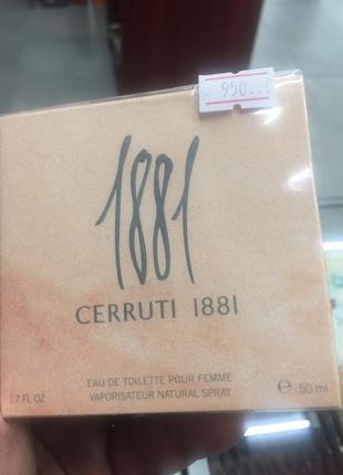 Туалетна вода для жінок cerruti 1881 pour femme 50 мл