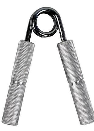 Еспандер-ножиці алюмінієвий powerplay 4322 (90 кг) pro+  срібний2 фото