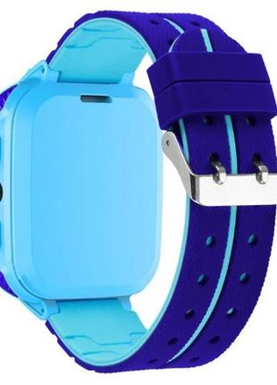 Умные часы q12 для детей с функцией звонков 2g и gps-монитором, q12 smart watch детские blue3 фото