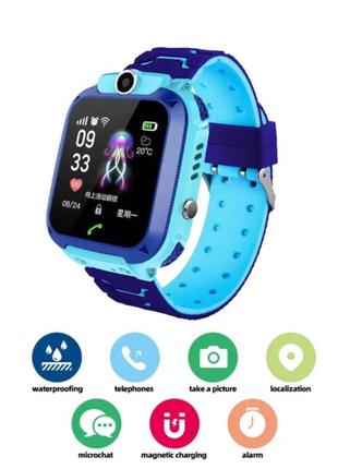 q12 2g gps q12 smart watch blue 489