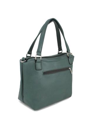 Повсякденна жіноча сумка voila 0-50265 зелена4 фото