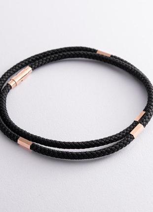 Ювелірний шнурок із золотою застібкою 73232400