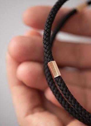 Ювелірний шнурок із золотою застібкою 732324006 фото