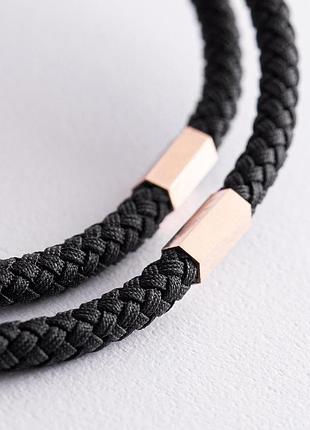 Ювелірний шнурок із золотою застібкою 732324002 фото